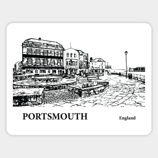 Portsmouth England Magnet
